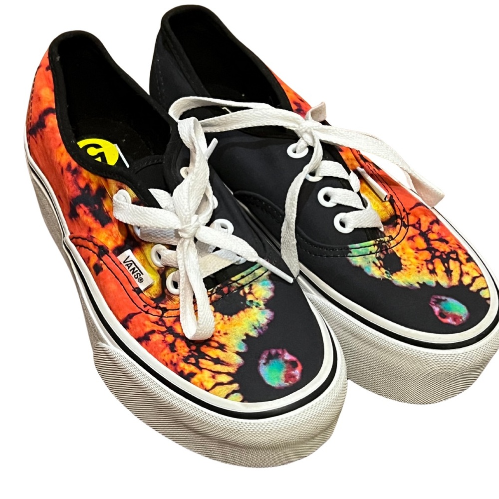 Vans Women’s‎ 5 Stackform Tie Dye Platform Sneakers Hippie Y2K